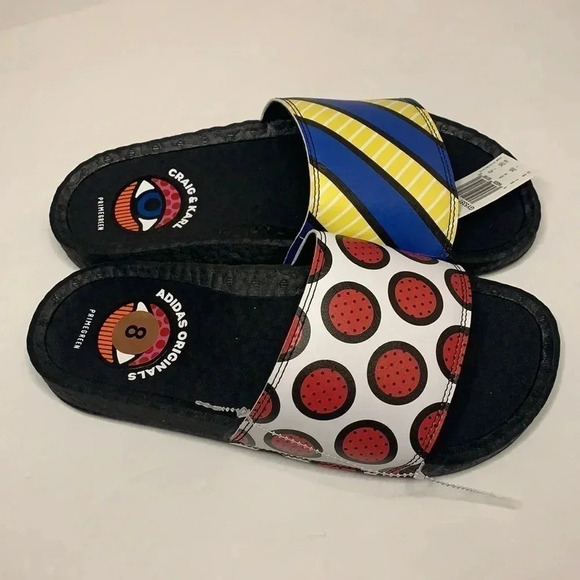 Adidas Adilette Boost Sandals Slides Shie Collab Craig & Karl NWT main image 9